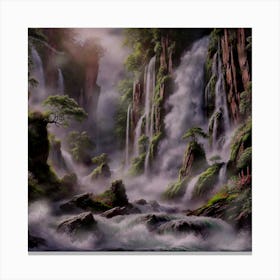 Waterfall 1 Canvas Print