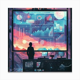 Futuristic Art Canvas Print