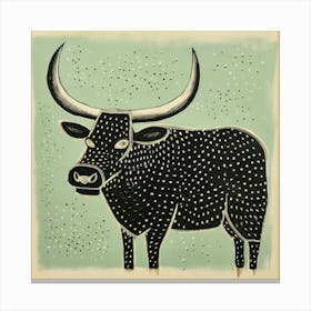 Ox Print Leinwandbild