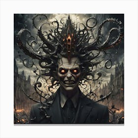 Synthesis Of Chaos And Madness 3 Canvas Print