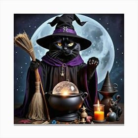 Witches Cauldron 4 Canvas Print