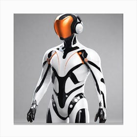 Futuristic Robot 41 Canvas Print
