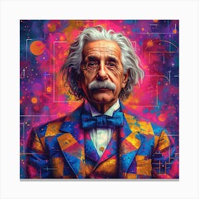 Albert Einstein 12 Canvas Print