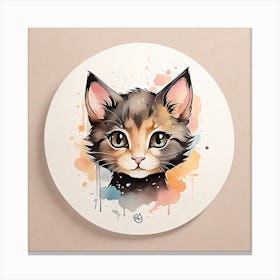 Cute Kitten Canvas Print