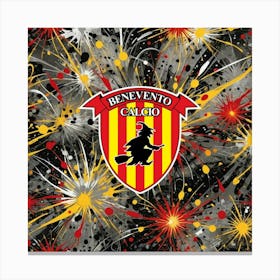 Benevento Calcio Logo Wall Art 15 Canvas Print