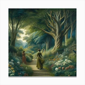 'The Garden Path' Canvas Print