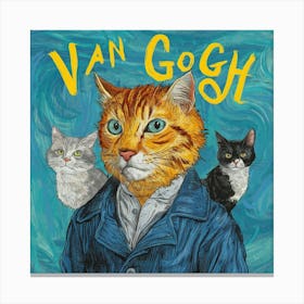 Van Gogh Cats Illustration Poster Luhgo5m R4kxmadhuvjshw Ailv2r1as Omjaguvu7qvq Canvas Print