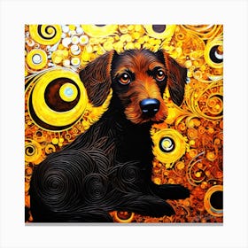 Cute Dog Doodle - Cute Doggies Canvas Print