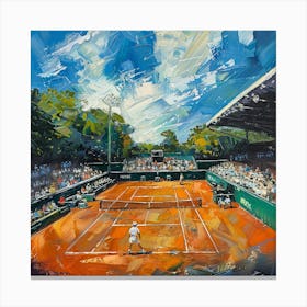 Tennis Court 1 Canvas Print