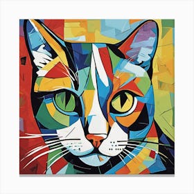 picasso cat 1 Canvas Print