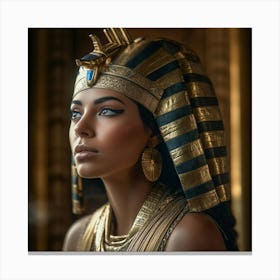 queen Cleopatra - ancient Egyptians & pharaohs Canvas Print