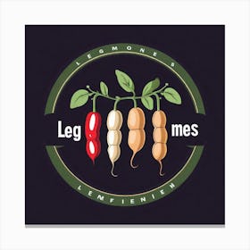 Legumes As A Logo (41) Canvas Print