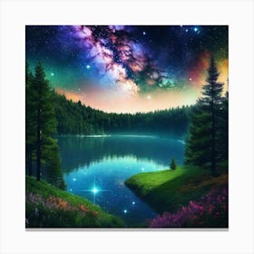 Starry Night Sky 16 Canvas Print