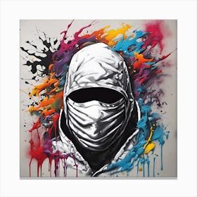 Splatter Painting Canvas Print