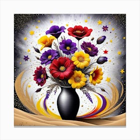 Flowers In A Vase 41 Canvas Print