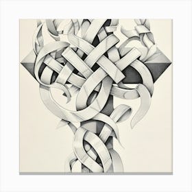 Celtic Cross Tattoo Canvas Print