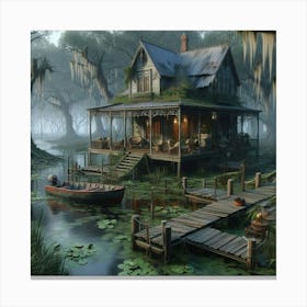 Swamp House Canvas Print