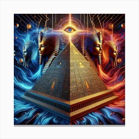 Sacred Sands: Delving into the Mystical Realm of Egypt" Canvas Print