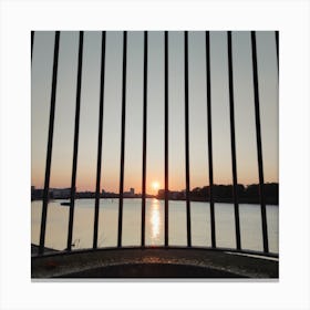 Sunset In Greenwich Canvas Print