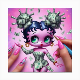 Monster Money Canvas Print