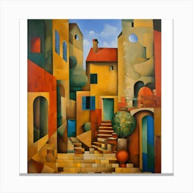 Street In France Canvas Print