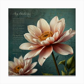 Dahlia 16 Canvas Print