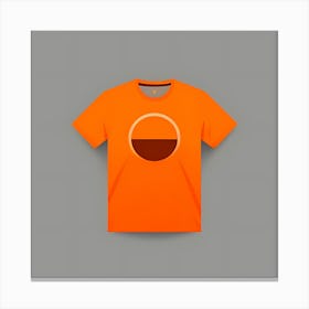 Orange T-Shirt Canvas Print