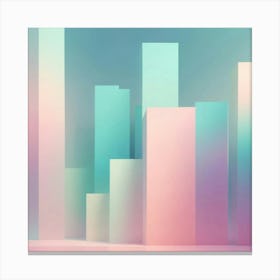 Abstract City Skyline Canvas Print