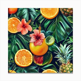 Tropical Fusion (2) Canvas Print
