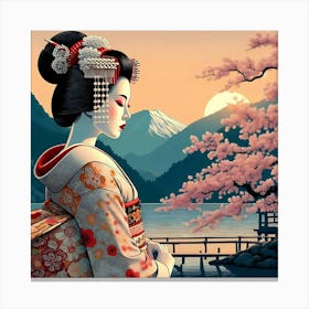 Geishaart305 Canvas Print