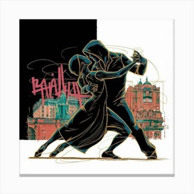 Tango Dancers Canvas Print