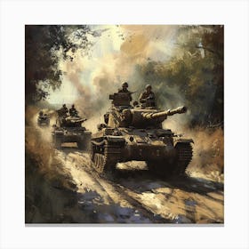 Tiger Tanks Canvas Print