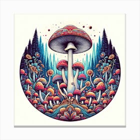 Magic Mushrooms 1 Canvas Print