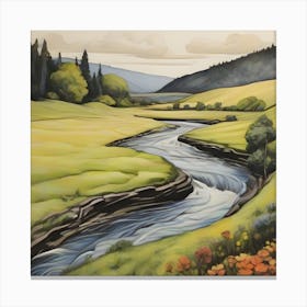 'River Run' Canvas Print