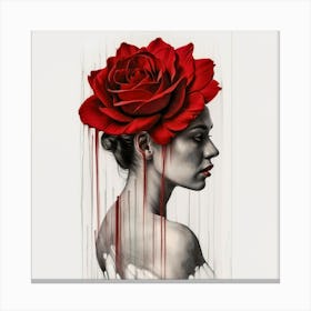 'The Rose' Canvas Print