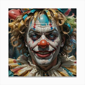 Clown Canvas Print