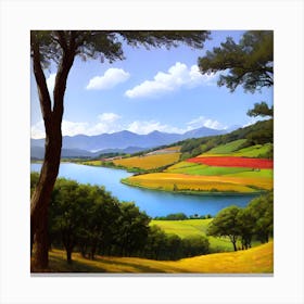 Landscape Painting 67 Canvas Print