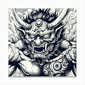 Oni S Wrath 7 Canvas Print