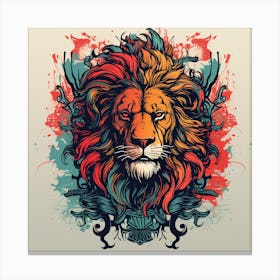 Lion Head 8 Canvas Print