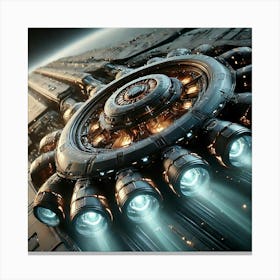 Energy Shield Emitters Converted Canvas Print