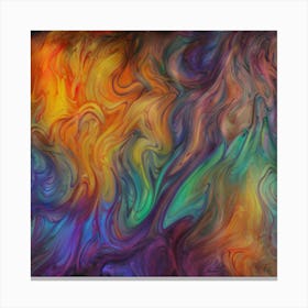 Colorful Swirls Canvas Print