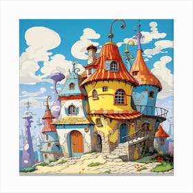 Alice'S Castle Canvas Print