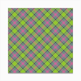 Plaid Fabric 183 Canvas Print