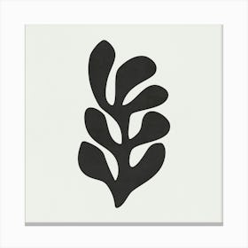 Matisse - Black Leaf 01 Canvas Print