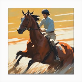 Equestrian Canvas Print