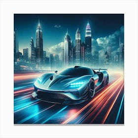 Futuristic Car 177 Canvas Print