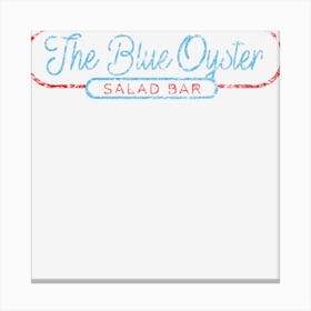 The Blue Oyster Canvas Print