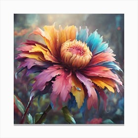 Colorful Flower Canvas Print