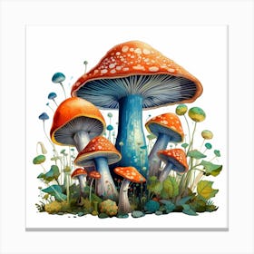 Mushroom Painting 9 Canvas Print