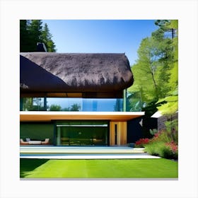 Thatched House Canvas Print